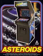 Asteroids Flyer - Atari, 1980 (front)