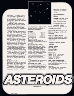 Asteroids Flyer - Atari 1980 (back)