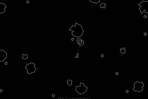 Asteroids Classic Screenshot Wallpaper