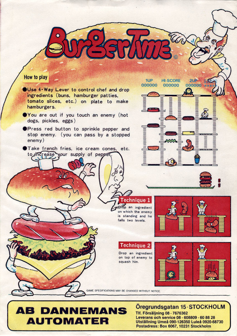 BurgerTime Flyer