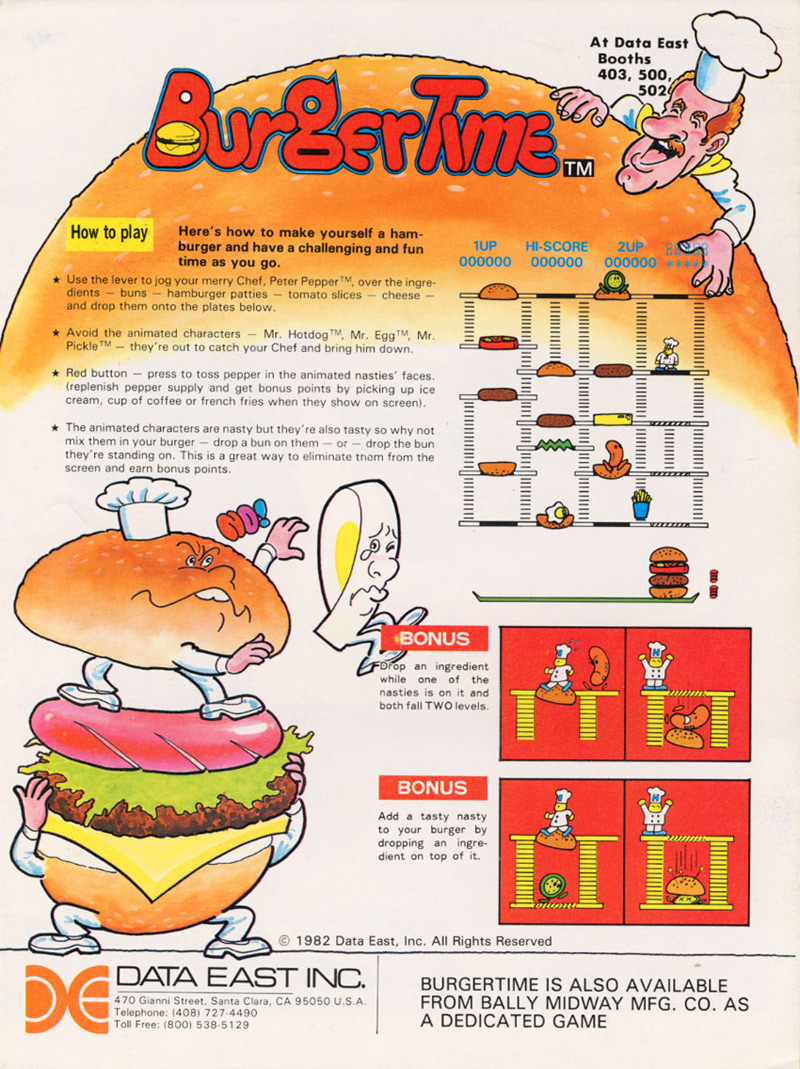 BurgerTime Flyer