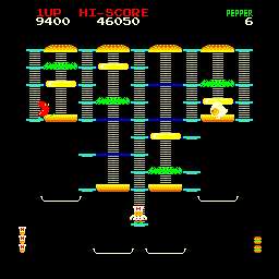 BurgerTime Stage 2