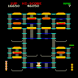 BurgerTime Stage 3