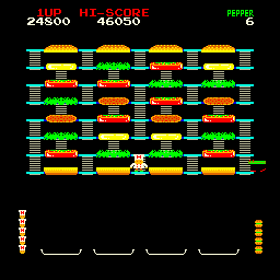 BurgerTime Stage 4