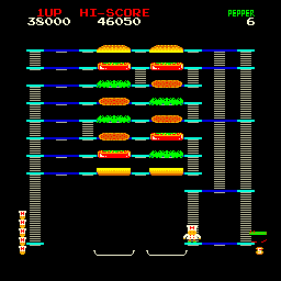 BurgerTime Stage 5