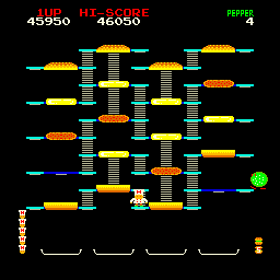 BurgerTime Stage 6