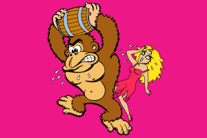 Donkey Kong and Pauline