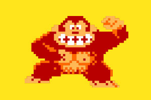 Donkey Kong Pixelated