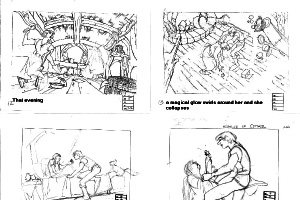Dragon's Lair 1983 Movie Storyboards - 2