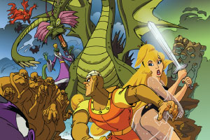 Vector Artwork - Dragon's Lair Comic Book Cover