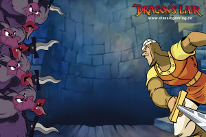 Dragon's Lair Wallpaper - Dirk vs. Goons