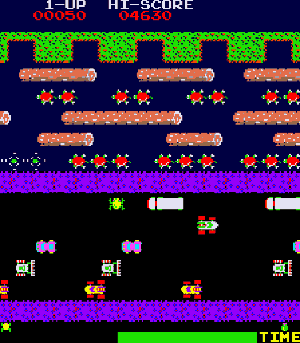 Frogger Arcade Screenshot