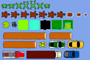 Frogger Arcade Graphic - Frogger Game Sprites