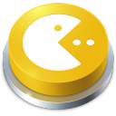 Button, Pac-Man 128x128 Icon