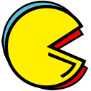 Pac-Man Logo Icon 128x128 Icon