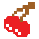 Pixel Cherry 128x128 Icon