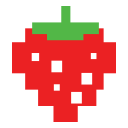 Pixel Strawberry 128x128 Icon