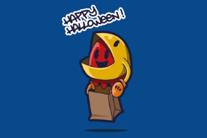 Pac-Man Wallpaper - Halloween Dress Up