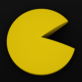Pac-Man 3d Eat - Animated Gif
