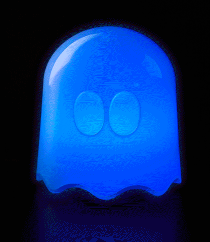 Pac-Man Ghost Lamp - Animated Gif