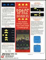 Space Invaders Flyer -  Midway, 1980 (back)