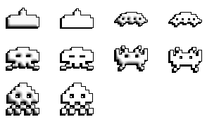 Space Invader Desktop Icons