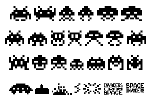 Space Invader Font - Invaders from Space