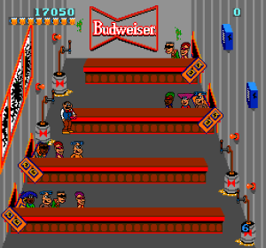 Tapper Arcade Screenshot - Punk Bar Level