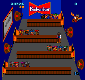 Tapper Arcade Screenshot - Saloon