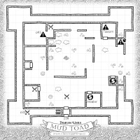 Dragon Wars Map - Mud Toad