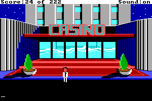 Leisure Suit Larry (Original) Screenshots - Infront of the Casino
