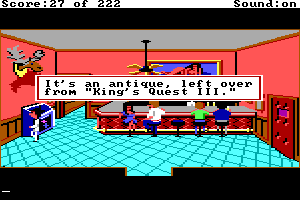 Leisure Suit Larry (Original) Screenshots - King's Quest Reference