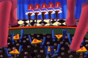 Leisure Suit Larry (VGA) Screenshots - Cabaret Dancers