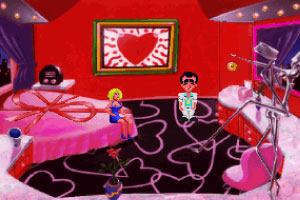 Leisure Suit Larry (VGA) Screenshots - Meeting Fawn