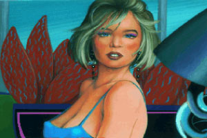 Leisure Suit Larry (VGA) Screenshots - Looking at Fawn