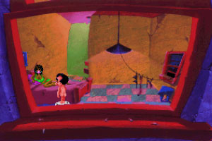 Leisure Suit Larry (VGA) Screenshots - Getting Busy!