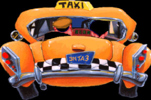 Leisure Suit Larry (VGA) Screenshots - Taxi Cab