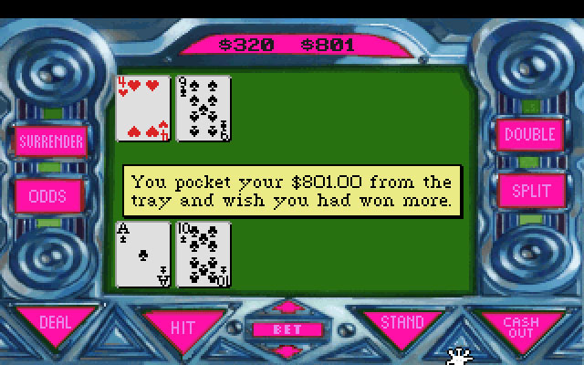 Play Blackjack or Slots to Win More Money - Walkthrough - Leisure Suit Larry - VGA Version - Game Guide and Walkthrough