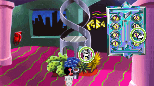 Going up to the honeymoon suite - Walkthrough - Leisure Suit Larry: VGA Version - Game Guide and Walkthrough
