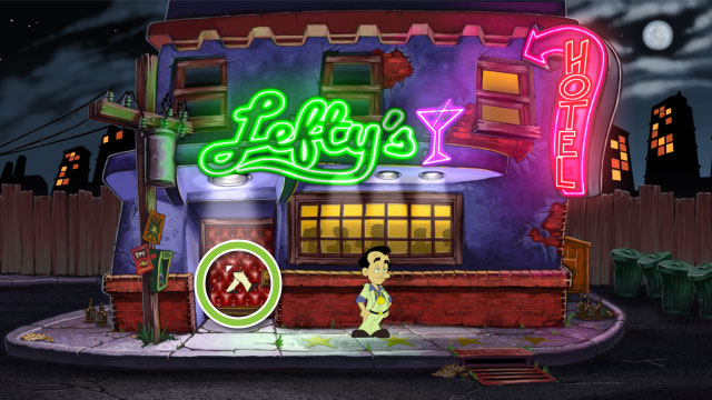 Entering Lefty's Bar  - Walkthrough - Leisure Suit Larry: Reloaded - Game Guide and Walkthrough