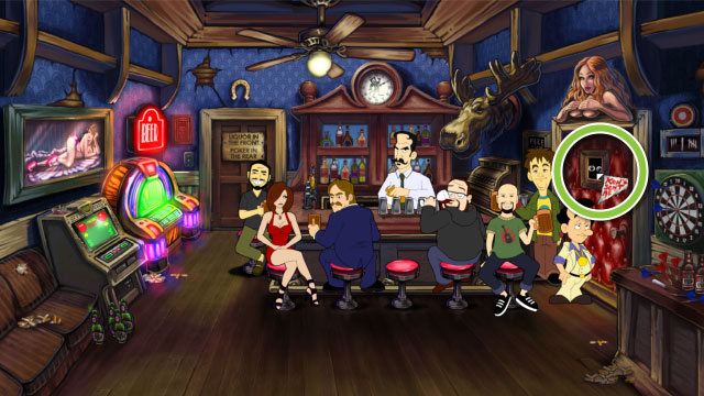 Get into the back room with the password - Leisure Suit Larry: Reloaded - Game Guide and Walkthrough