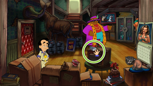 Get the TV Remove Control - Leisure Suit Larry: Reloaded - Game Guide and Walkthrough