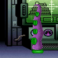 Maniac Mansion Character - Purple Tentacle