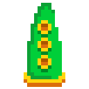 Pixelized DOTT Green Tentacle 128x128 Icon