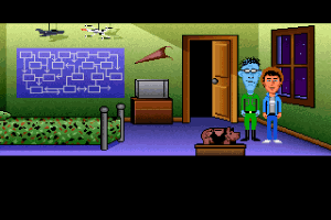 Maniac Mansion Screenshot - In Ed's Room