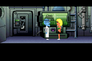 Maniac Mansion Screenshot - Sandy and Dr. Fred