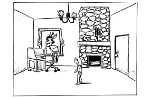 Maniac Mansion Preliminary Sketch - Figure 5