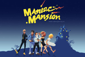 Maniac Mansion Wallpaper - Maniac Mansion Cover Art