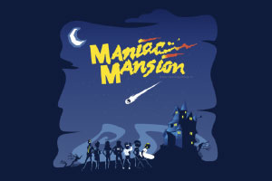 Maniac Mansion Wallpaper - Silhouette Mansion