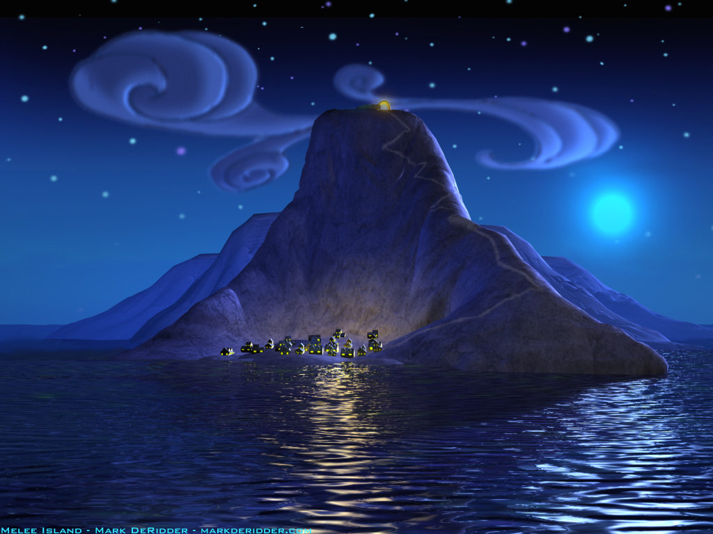Monkey Island Melee Island Monkey Island Melee Island